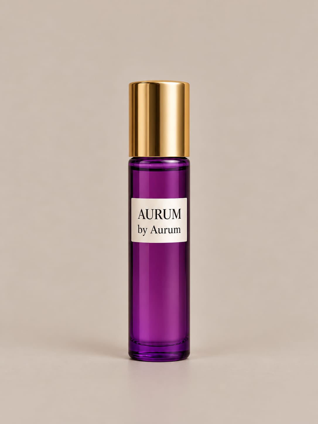 Aurum Premium Perfume Oil – Warm Amber & Musk Fragrance