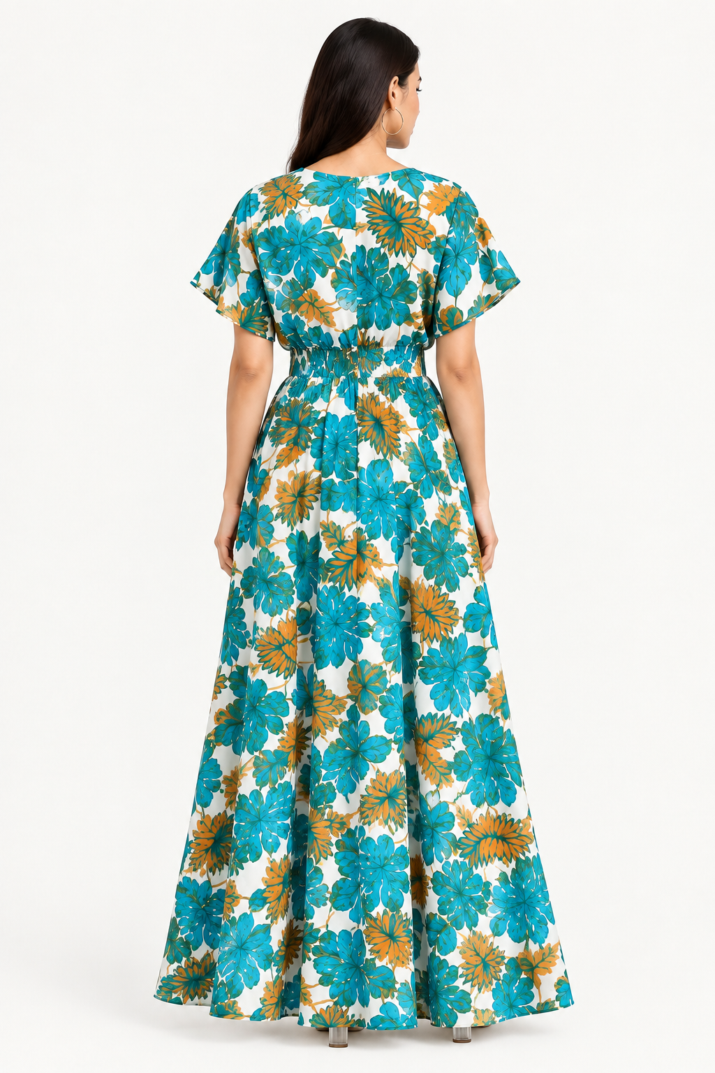 Women's Tropical Floral Maxi Dress | Luma NZ