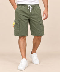 Men’s Cotton Cargo Shorts – Multi-Pocket Casual Shorts