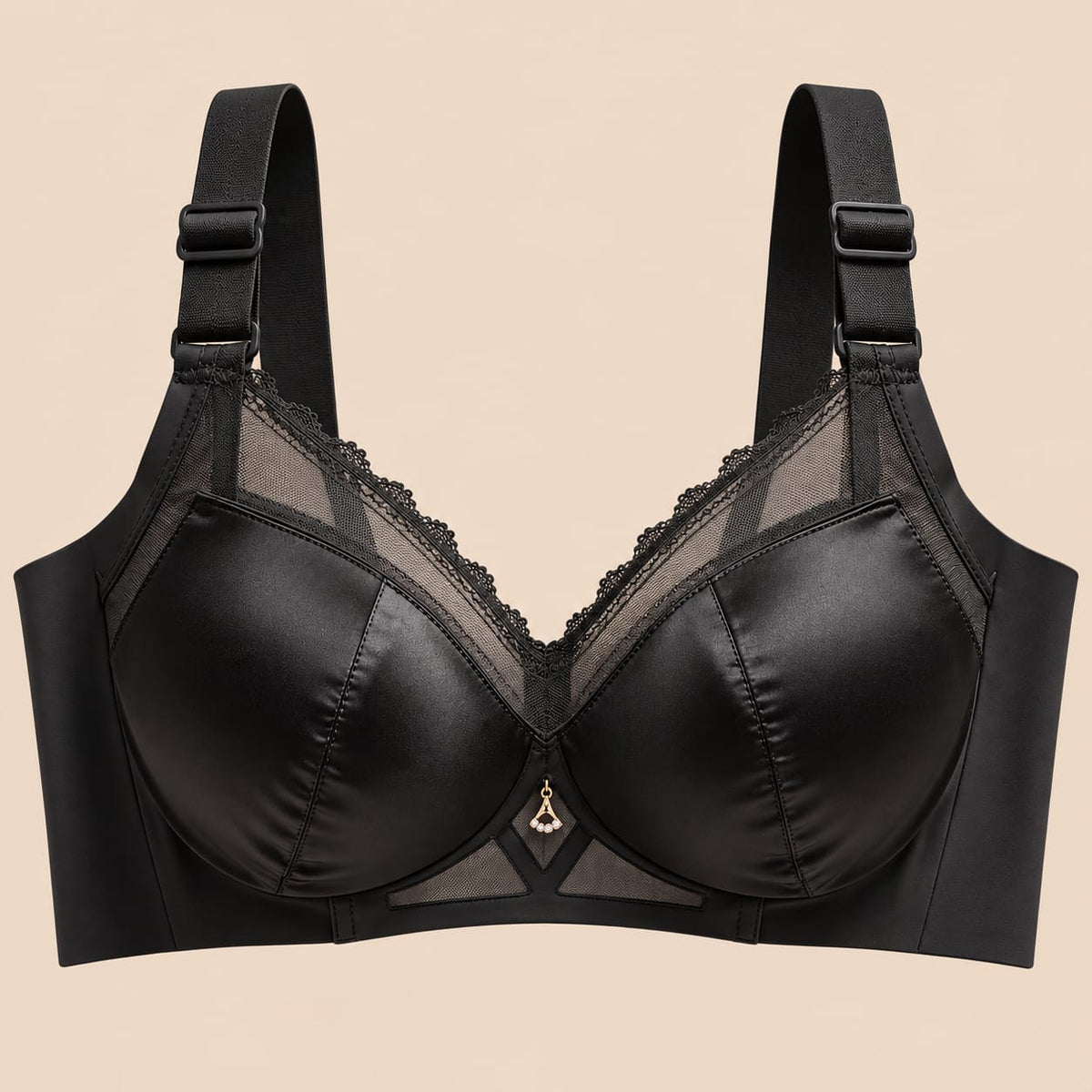 Women’s Black Lace Detail Underwire Bra